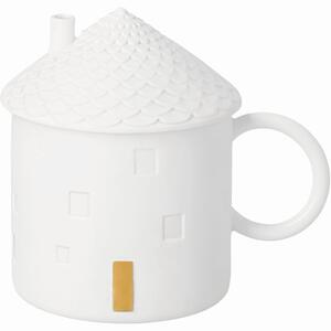 Räder Porcelánový hrnek House Cup s víčkem Chimney