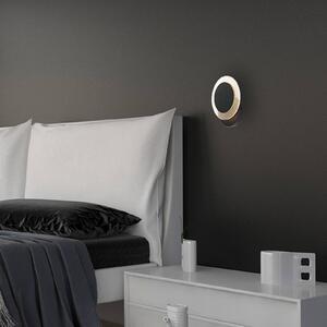 Steinhauer LED nástěnné světlo Lido, černé, kov, 2 700 K, stmívatelný, Černá, Obývací pokoj / jídelna, kov