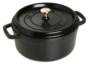 Litinový hrnec Staub 24 cm, černý