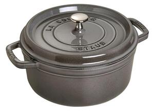Litinový hrnec Staub 24 cm, šedý