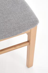 Dřevěná jídelní židle s polštářem Dub Sonoma HORTEN