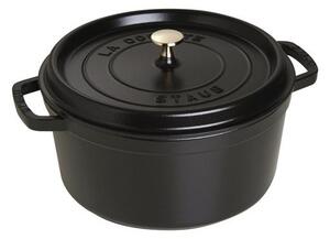 Litinový hrnec Staub 28 cm, černý