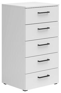 KOMODA, bílá, 45/83/40 cm Carryhome - Široké komody