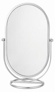 Ecarla – Zrcadlo do koupelny, stříbrné, XL, jednostranné