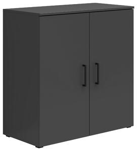 KOMODA, barvy grafitu, 80/83/40 cm Carryhome - Široké komody