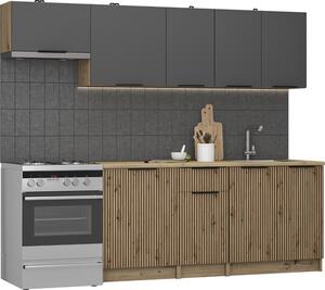 Kuchyňská linka Naturel Dalia 2,4 m KSETDALIA