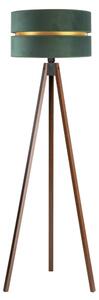 Duolla - Stojací lampa DUO 1xE27/60W/230V pr. 44 cm zelená/wenge