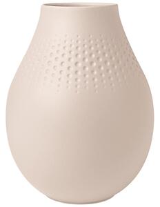 Váza Perle vysoká Manufacture Collier beige, v. 15,9 cm - Villeroy & Boch