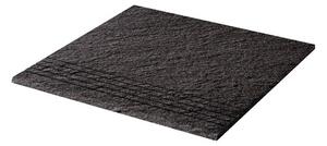 Schodovka Rako Taurus Granit černá 30x30 cm protiskluz TCV34069.1
