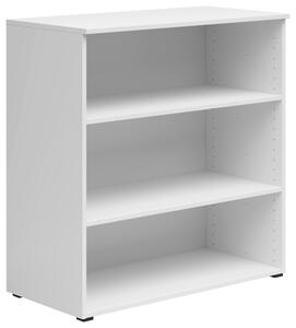REGÁL, bílá, 80/83/40 cm Carryhome - Knihovny