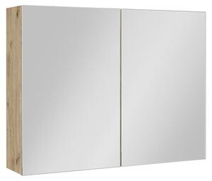 Koupelnová zrcadlová skříňka Vicco Lavia Řemeslný dub 80 x 60.2 cm, Model 66095