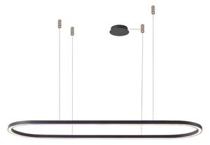 Azzardo AZ5055 - LED Stmívatelný lustr na lanku ELENA LED/50W/230V 120 cm černá