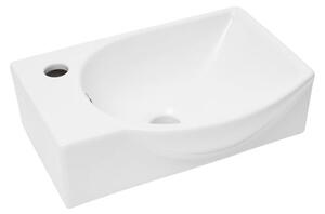 Umyvadlo SAT Brevis 40,5x28 cm otvor pro baterii vlevo SATBRE4028L