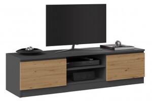 Televizní stolek RTV M120 - antracit/dub artisan