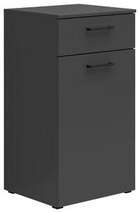 KOMODA, barvy grafitu, 45/83/40 cm Carryhome - Široké komody