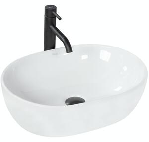REA - Umyvadlo na desku Amelia 48x34,5 bílé REA-U0416