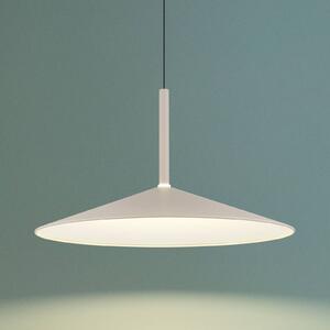 Globo LED závěsné světlo Lampone, písková barva, Ø 47 cm, kov, Soft-Lift, Krémová / jantar, Obývací pokoj / jídelna, kov, Moderní