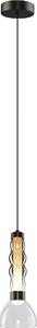 LED Lustr na lanku LUCCO LED/13W/230V pr. 15 cm kouřová