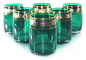 Barevné sklenice na vodu Ideal zelené 250 ml, 6 ks