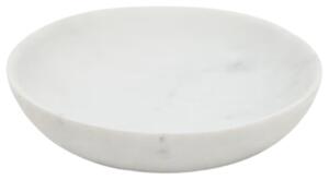 Bílý mramorový servírovací talíř Kave Home Ecin 15 cm