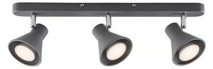 Nordlux - Bodové svítidlo EIK 3xGU10/35W/230V šedá