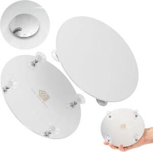 Sprchový kryt 190 mm - Nerezová ocel 2.8 mm - Sací hrnek - Vhodné pro všechny značky - ShopFlot