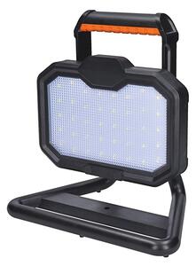 SOLIGHT LED reflektor 20W, přenosný, nabíjecí, 2000lm, oranžovo-černý