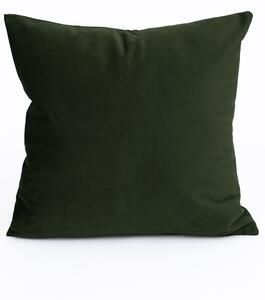 MK Lůžkoviny Sametový povlak na polštář Cesar 40 x 40 cm - tmavě zelená