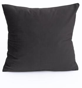 MK Lůžkoviny Sametový povlak na polštář Cesar 40 x 40 cm - tmavě šedá
