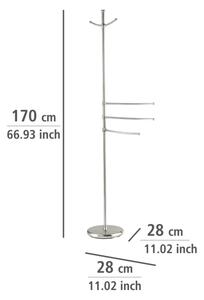 WENKO 16827100 - Stojan ADIAMO 28x170 cm stříbrná