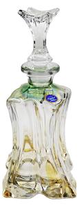 Crystalite Bohemia láhev na whisky Florale zelená 500 ml