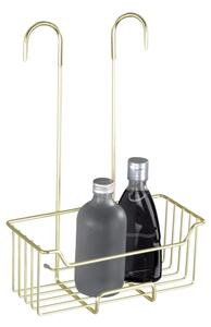 WENKO 25937100 - Sprchový koš MILO 25x36 cm nerez/zlatá/čirá
