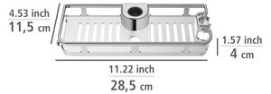 WENKO 25490100 - Polička LIBERTÀ 28,5x11,5 cm lesk. chrom