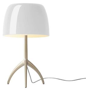 Stolní lampa Foscarini, Bílá, Obývací pokoj, Hliník
