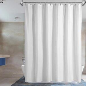 QuickShopping - Vodotěsná záclona Douch kvalita hotelu, 72x72 palců, Prádelna stroje, Bílá sprchová záclonová linka, PVC bez, ideální pro koupel