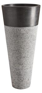 Indera Pedestal Hammered Black 57079 Volně stojící kamenné umyvadlo