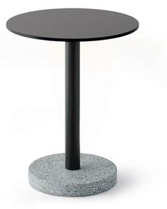 Roda Kovový odkládací/boční stolek Bernardo, Roda, čtvercový 50x50x53 cm, ocelový rám barva dle vzorníku, HPL deska šedá (grey)
