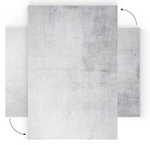 ALLboards METAL MB96_00098 Magnetická kovová tabule cement 90x60 cm
