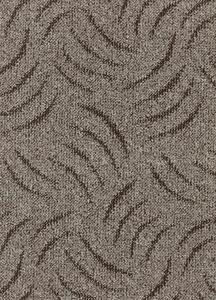 Breno Metrážový koberec PRESTO 90, šíře role 400 cm, Hnědá