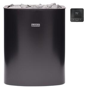 Narvi saunová kamna elektrická NC Electric Flow Wifi 6,0 kW, black