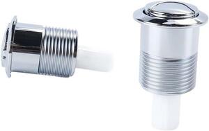 WC Pračka Náhrada - 45 mm duální flush - kulaté chromové úpravy - úspora vody - ShopFlot