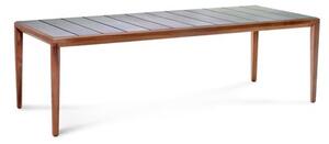 Roda Teakový jídelní stůl Teka, Roda, obdélníkový 243x102x74 cm, teakový rám, deska keramika (gres), barva dle vzorníku