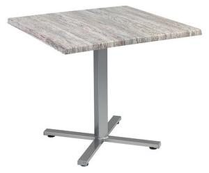 Karasek Kovový sklopný jídelní stolek Manhattan, Karasek, čtvercový 80x80x71 cm, rám ocel dle vzorníku, deska Topalit/Werzalit dle vzorníku