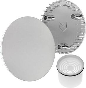 Sada odvodňovacího sady Ø 115 mm - Chrome ABS víko - Pro sprchový tác s odvodem Ø 90 mm - Vhodné pro Viega Tempoplex - ShopFlot