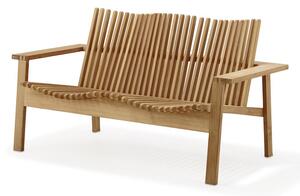 Cane-line Teakové 2-místné stohovatelné sofa/pohovka Amaze, Cane-line, 145x82x77 cm