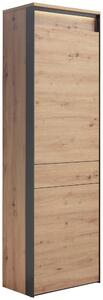SKŘÍŇ NA ODĚV, černá, dub artisan, 60/200/38 cm Voleo - Skříně na oblečení