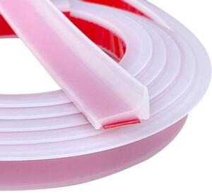 Sprchová štva protection Strip Samolepící 1,2 m Sprchový zastávka vody pro sprchu silikonová voda Stopper sprcha štvic ochrana štvic pro kuchyně Koupelna umývadla(transparent, 1,2 m)