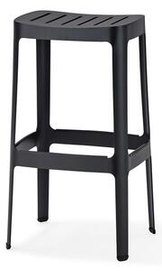 Cane-line Stohovatelná barová stolička Cut, Cane-line, 43x34x76 cm, rám hliník barva black