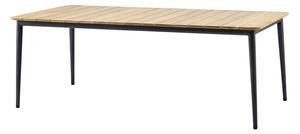 Cane-line Jídelní stůl Core, Cane-line, obdélníkový 210x90x74 cm, rám hliník barva lava grey, deska teak
