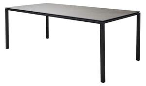 Cane-line Rám pro jídelní stůl Pure, Cane-line, obdélníkový 200x100x73 cm, hliník barva lava grey